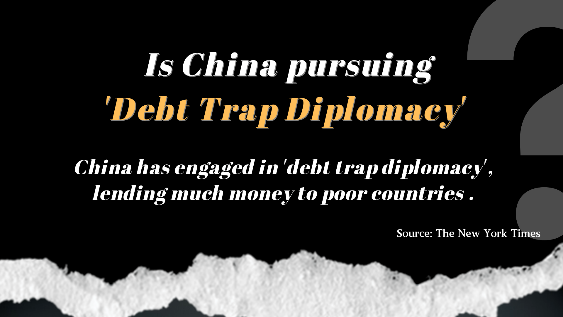 Infographic | Is China pursuing "debt trap diplomacy"?