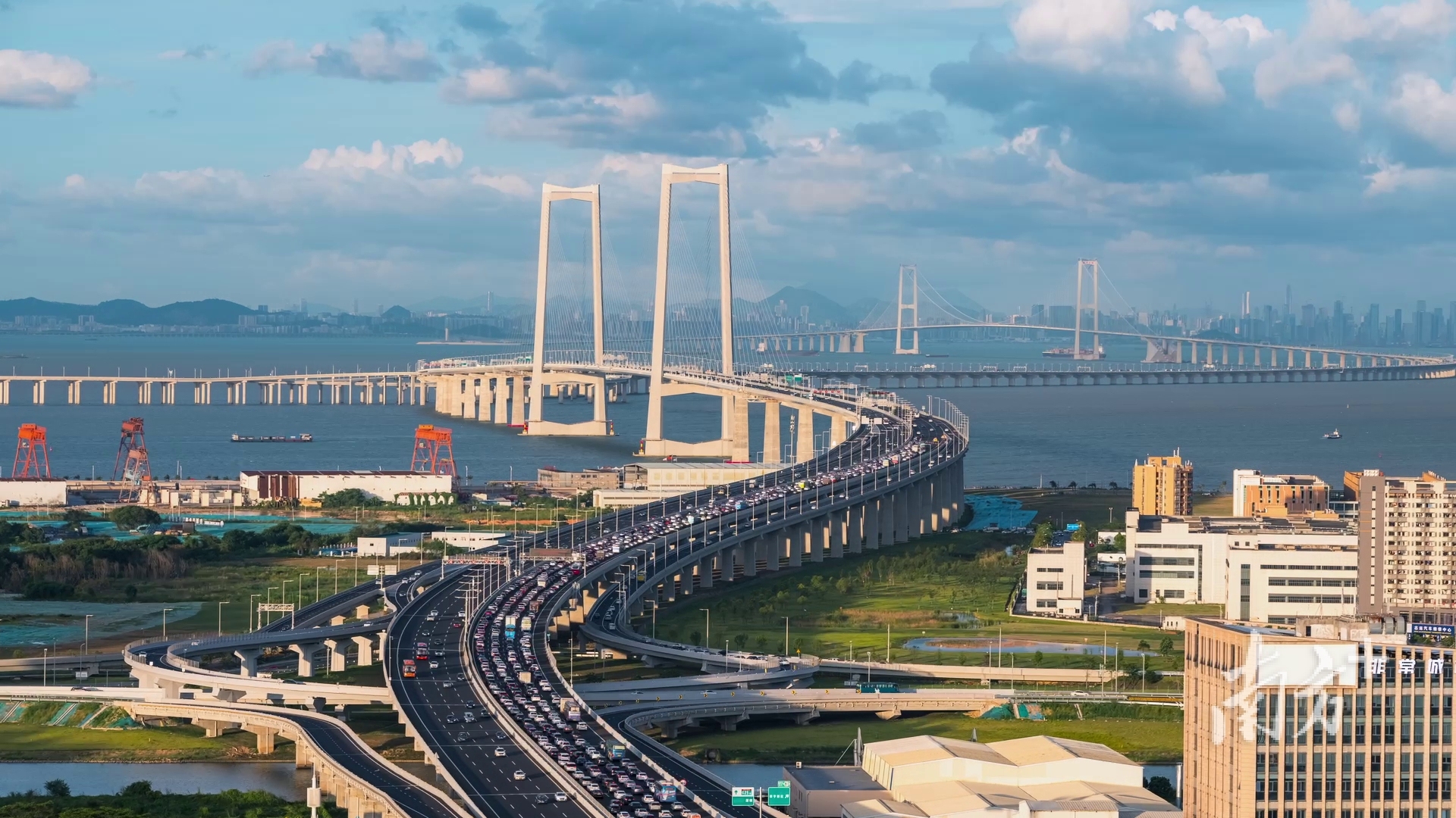 深中通道。受访者供图