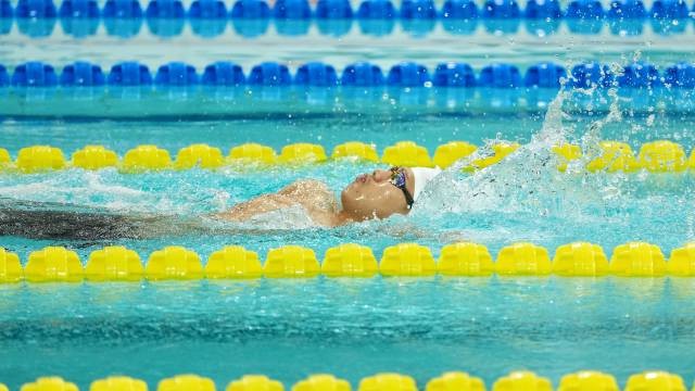 残特奥会游泳项目诞生首金，广东健儿包揽金银