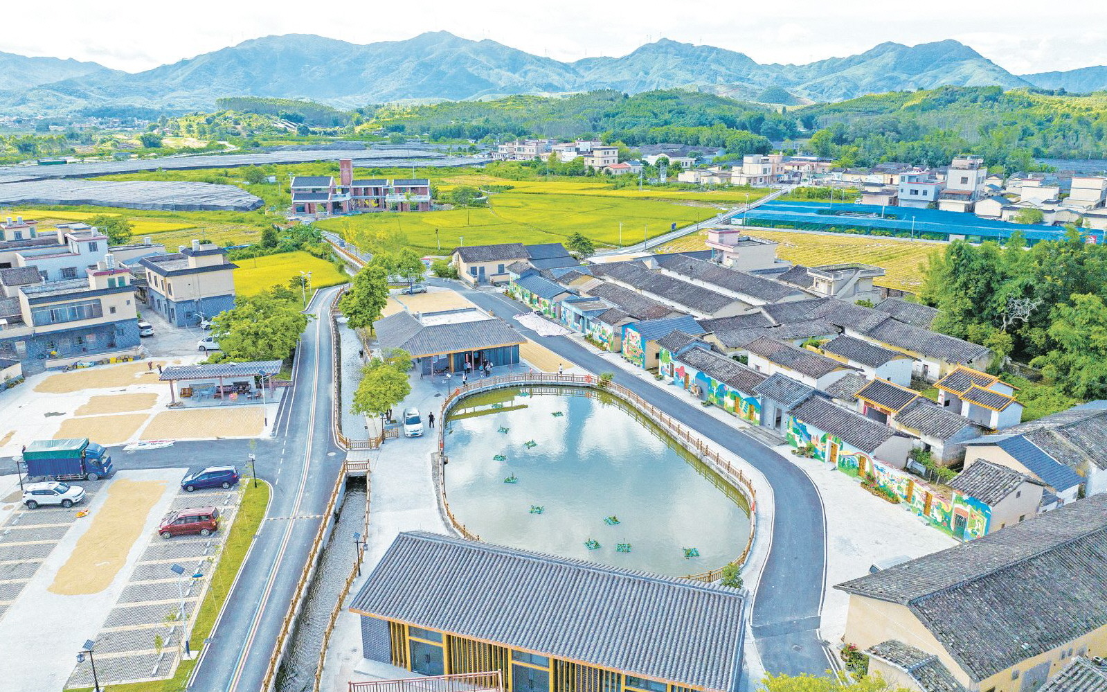 佛冈县水头镇新联塘口村.(记者 邱炜民 摄)