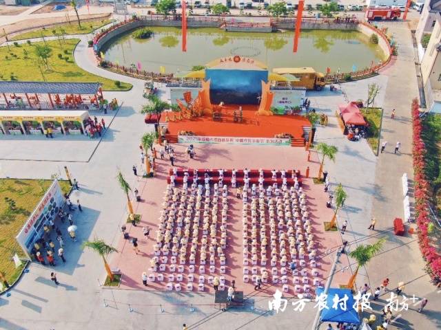 2021年揭阳市揭西县庆祝“中国农民丰收节”系列活动暨揭西县八大特色农业产业12221市场体系建设启动仪式在塔头镇旧住村举行。