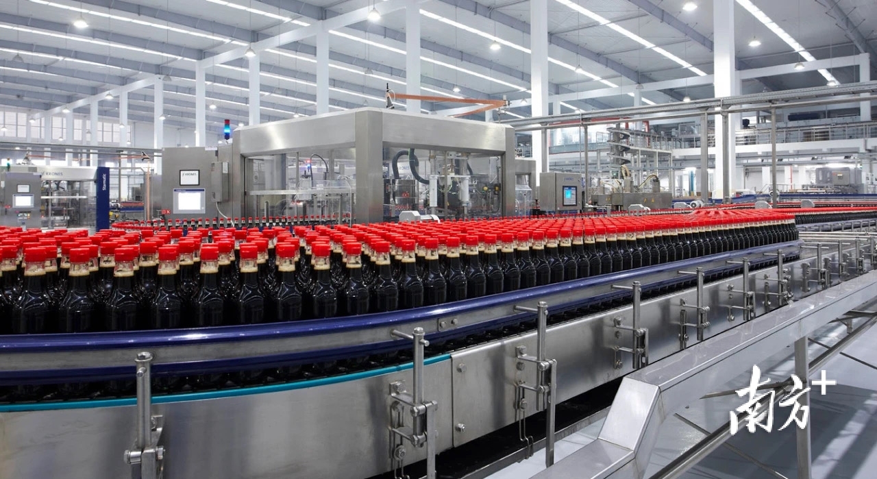 海天味业生产线。