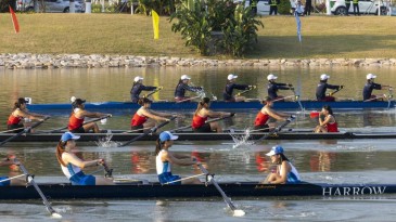 Prestigious universities compete at rowing event in Guangdong