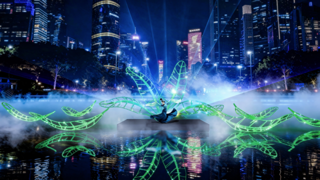 作品《蕉雨水色》效果图