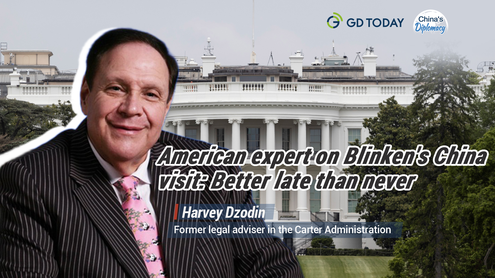 Legal adviser in Carter administration on Blinken's China visit