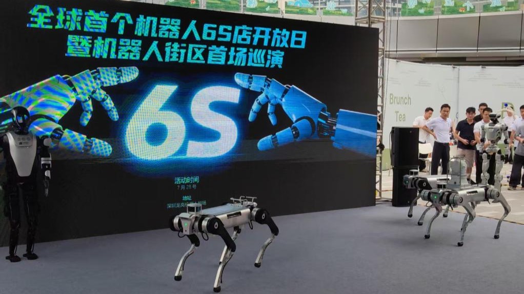 World's first robot 6S store opens in south China's Shenzhen