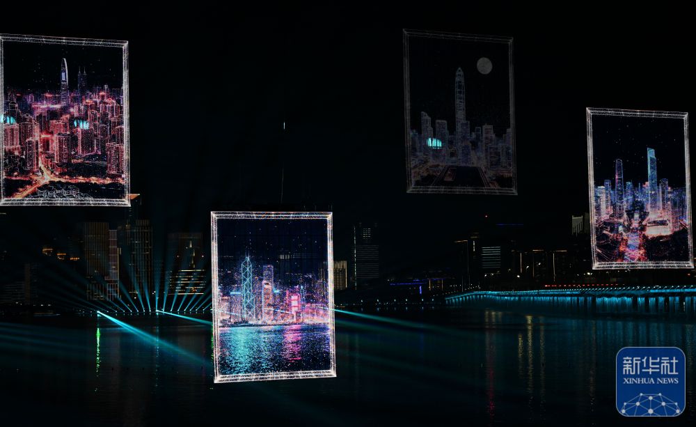 ↑ 这是拍摄的闭幕式现场。 新华社记者 陈思汗 摄