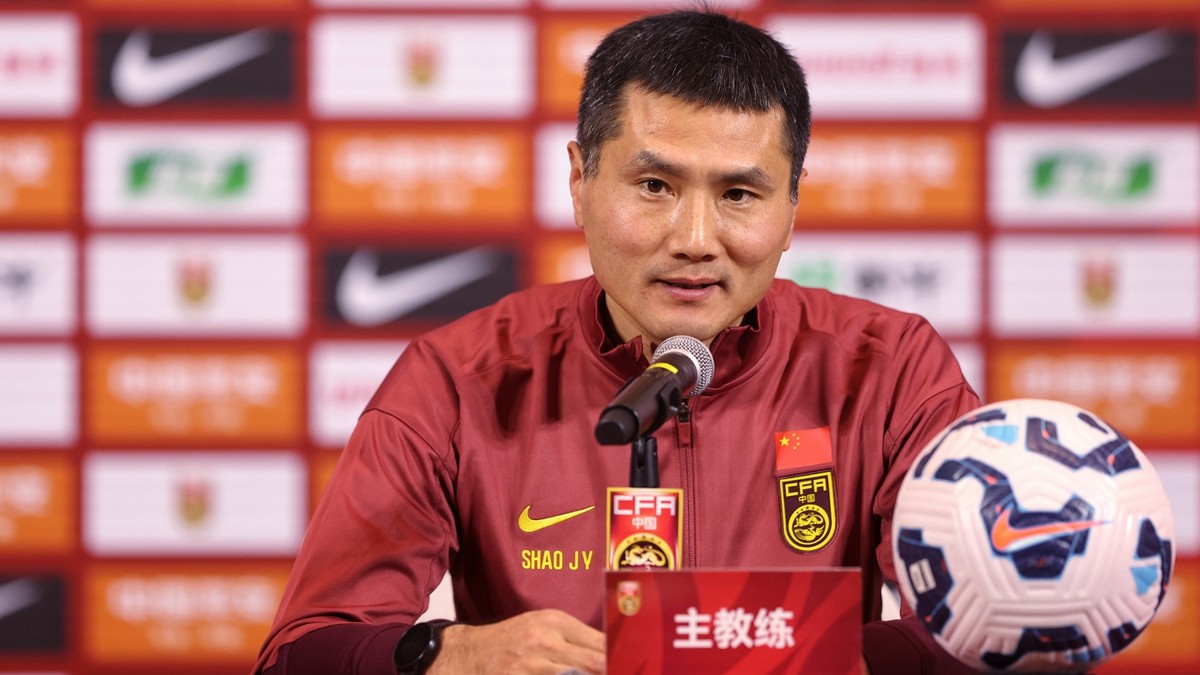 Chinese national football team head coach Shao Jiayi sets goals beyond qualifying for World Cup