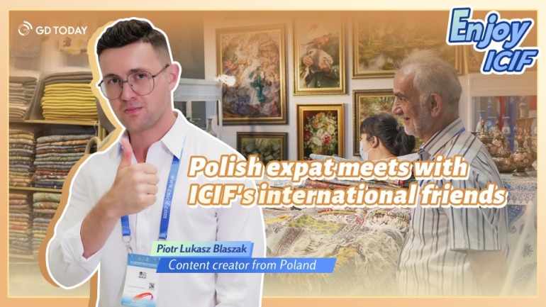 Polish expat meets with ICIF's international friends