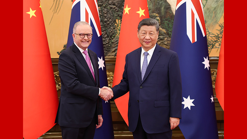 Xi meets Australian PM in Beijing