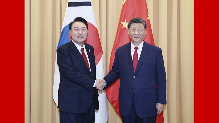 Xi calls on China, S. Korea to promote sound, steady development of ties