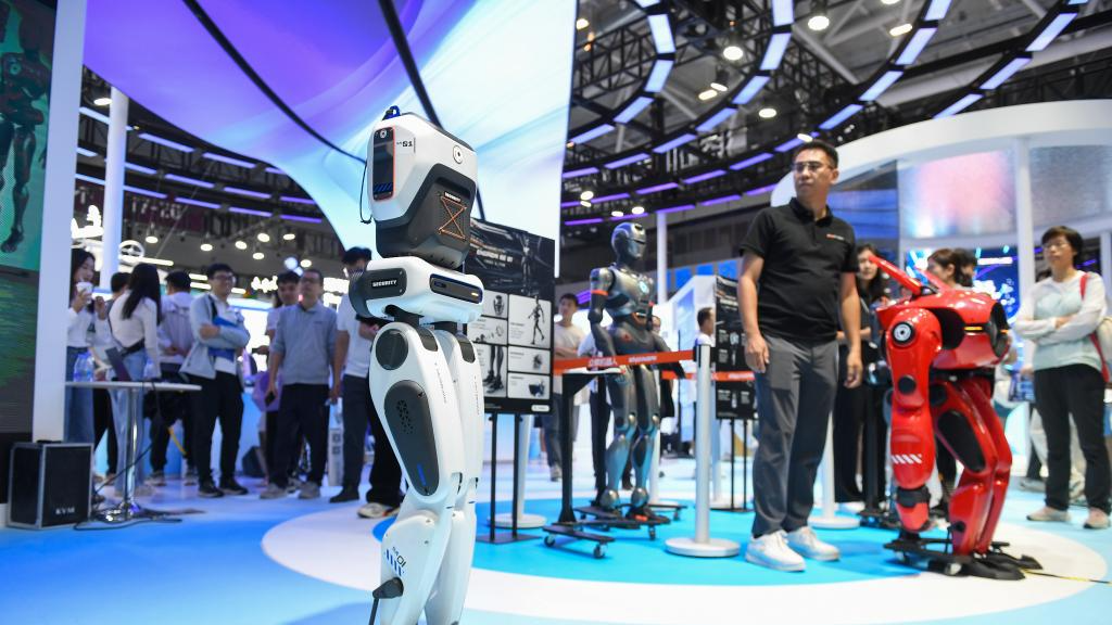 Robots exhibited at 26th China High-Tech Fair (CHTF) in Shenzhen