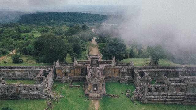 千年古刹——柏威夏寺。新华社发