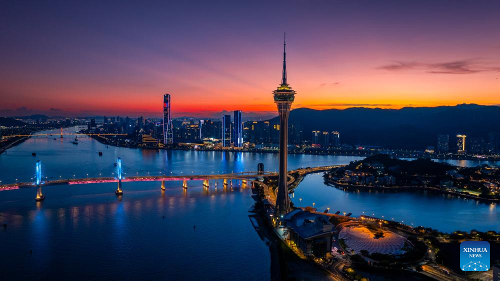 Aerial view of Macao, south China