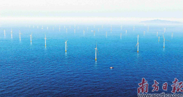 汕头市已成功投产3座海上风力发电站 总装机规模达1200兆瓦
