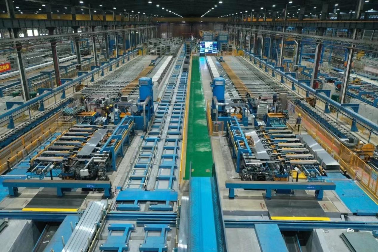 广新集团所属铝型材企业精密制造车间。来源:广新集团