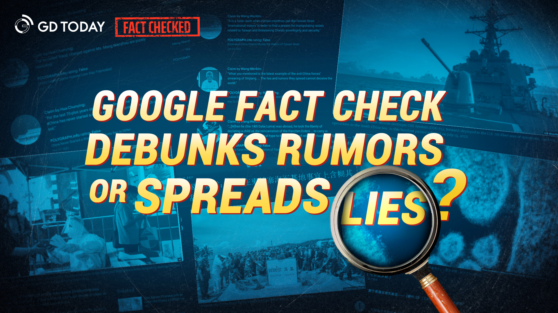 Does Google Fact Check debunk rumor or spread lies?
