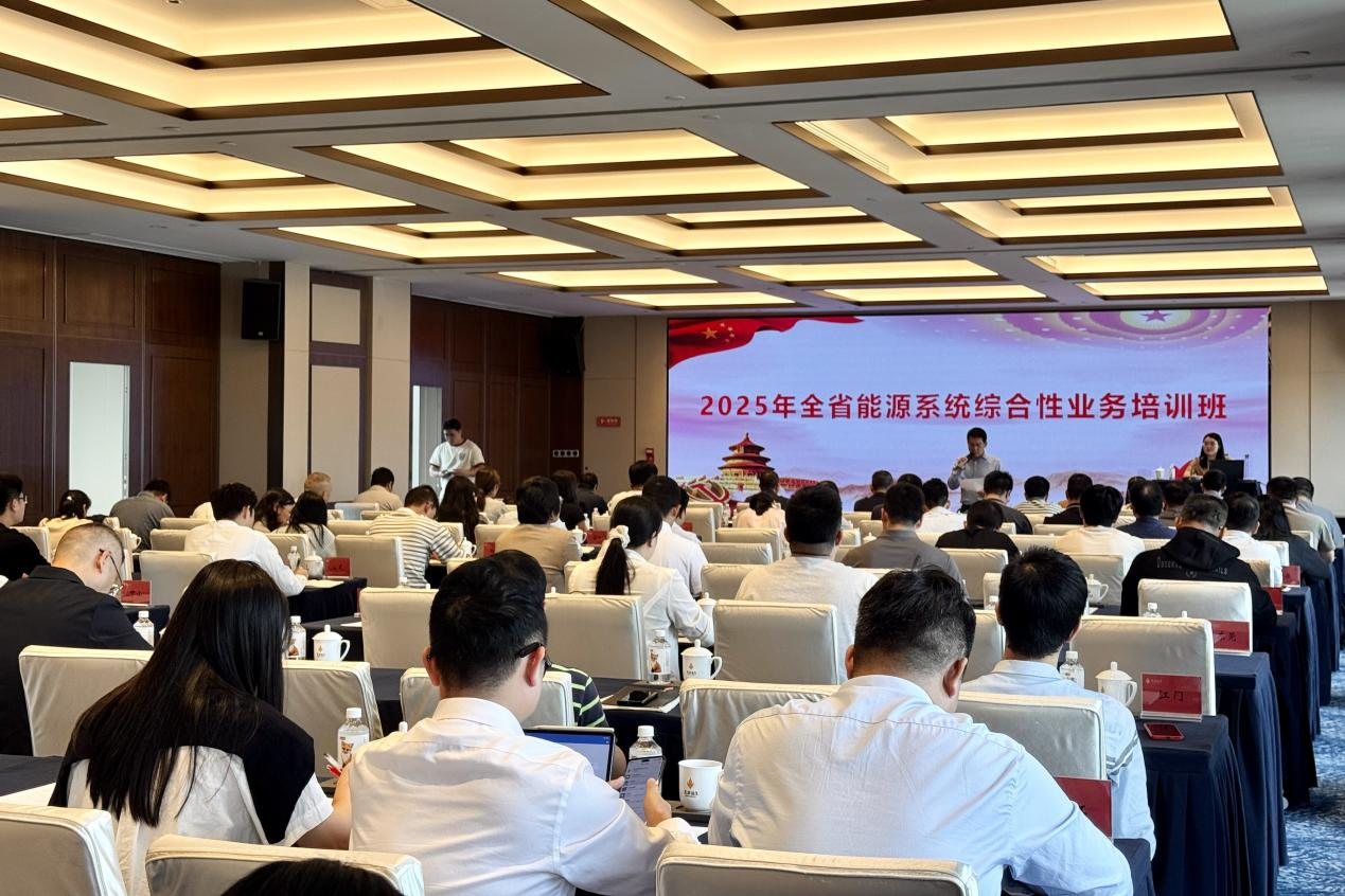 广东省能源局举行2025年全省能源系统综合性业务培训班。