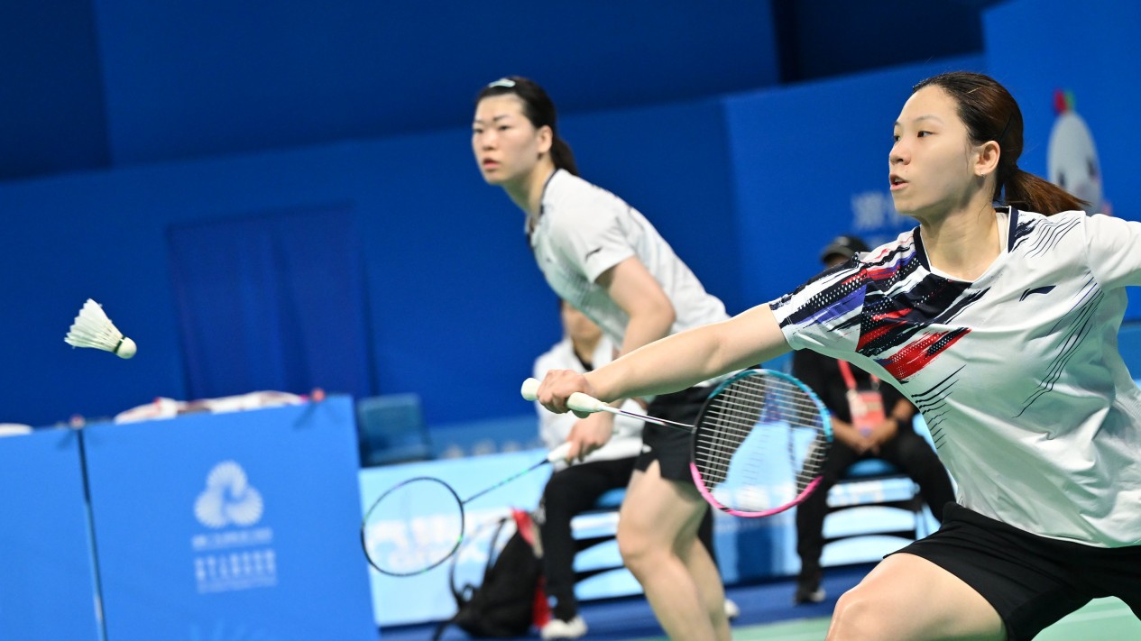 Guangdong women's badminton team falls short of semifinals