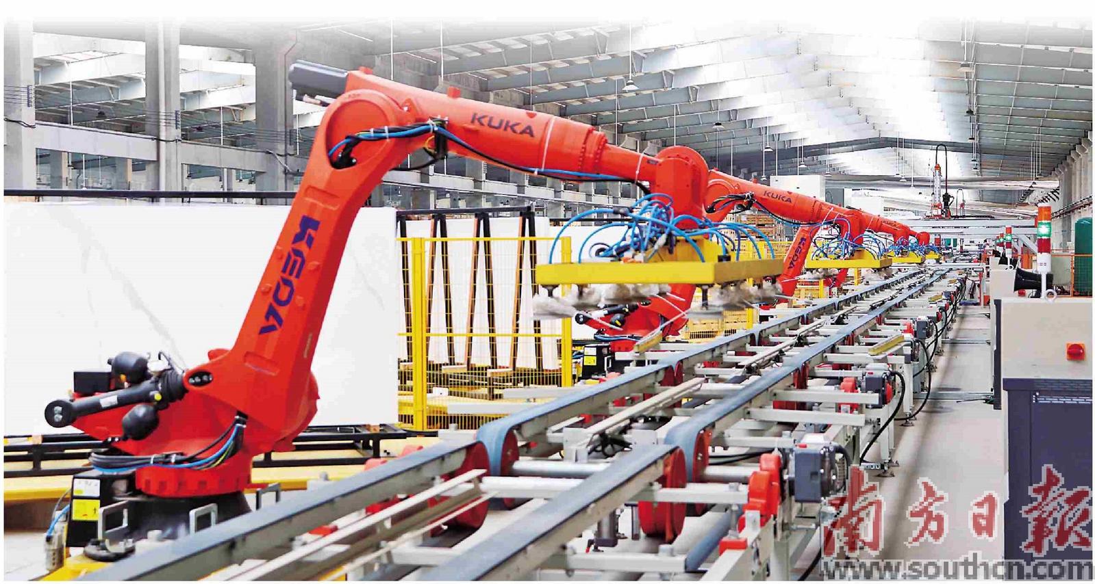 马可波罗控股的智能车间。受访者供图