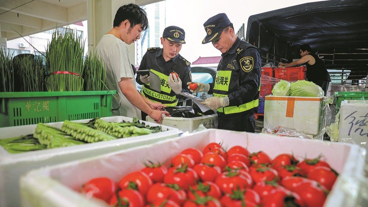 Efficient customs clearance boosts food supplies