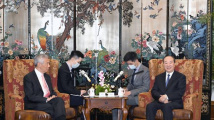 黄坤明王伟中林克庆会见新加坡总理李显龙
