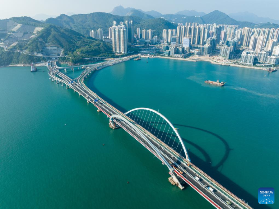 Hong Kong's Tseung Kwan O Cross Bay Bridge opens to traffic