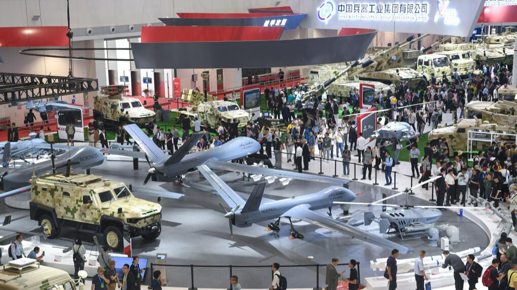 Domestically developed UAVs, unmanned aerial systems displayed at Airshow China