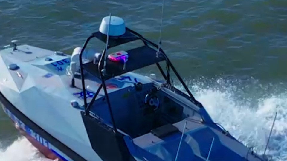 科技助阵！智能无人船保障十五运会公路自行车赛沿线水域安全