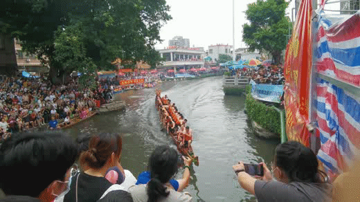 Diejiao dragon boat races in the previous year (Image: Nanhai Fabu)