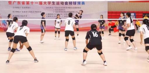 广东省第十一届大学生排球联赛开打