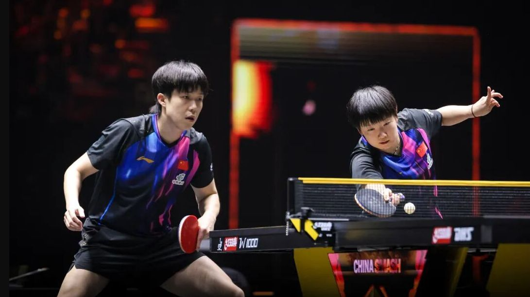 王楚钦/孙颖莎获得2025年WTT年终总决赛混双外卡