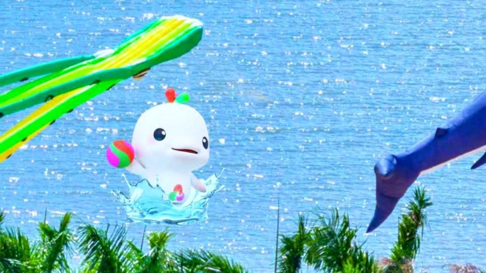 Hometown of kites, where kites dance between the sea and sky