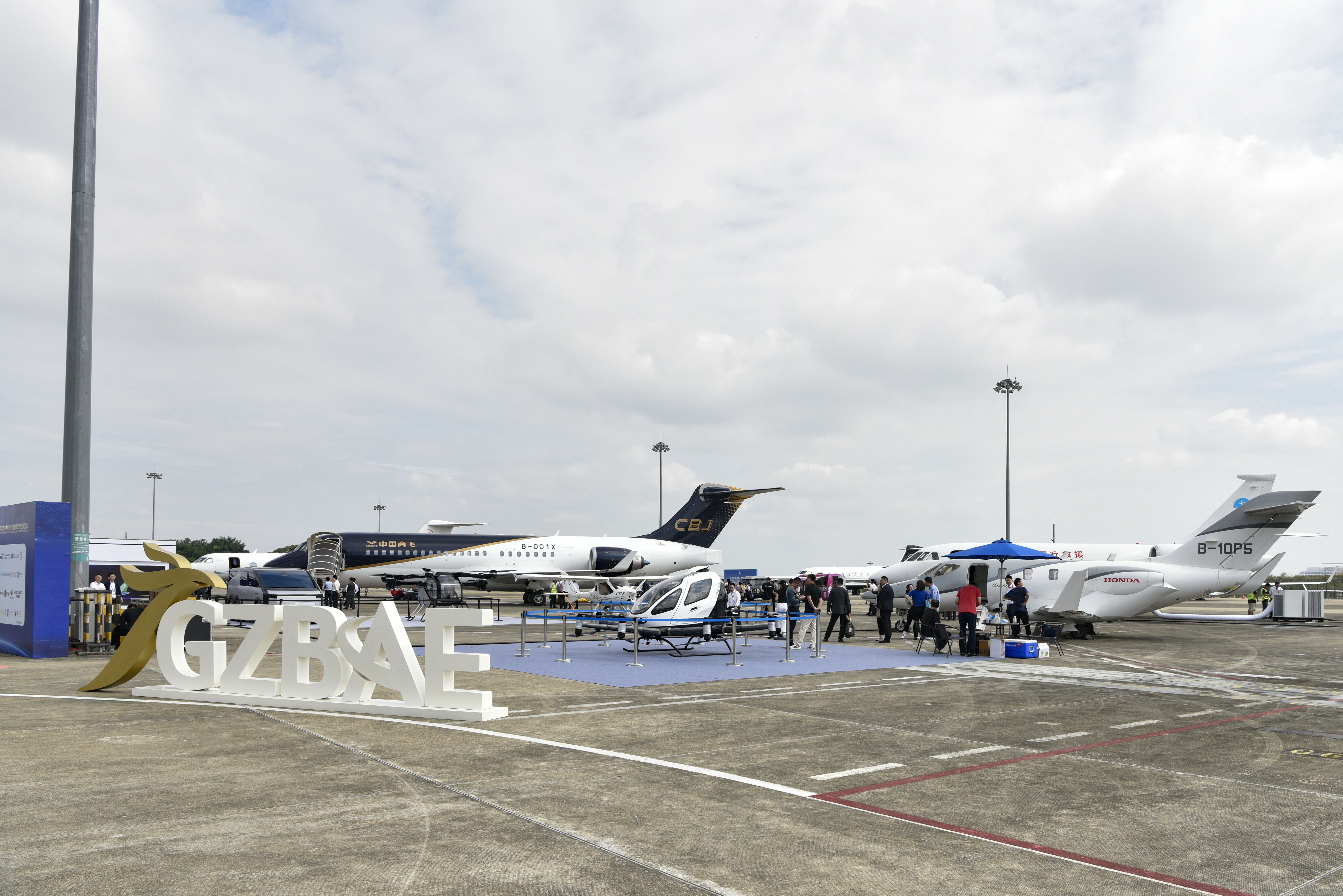 第八届广州商务航空展现场。通讯员供图