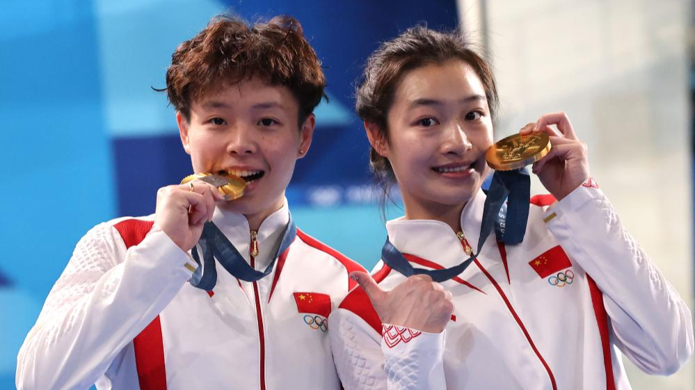Chinese divers Chen Yiwen/Chang Yani win women's synchronized 3m springboard