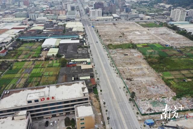 莲南工业集聚区升级改造示范点已经完成约126亩用地的清拆工作（资料图）。  受访者供图