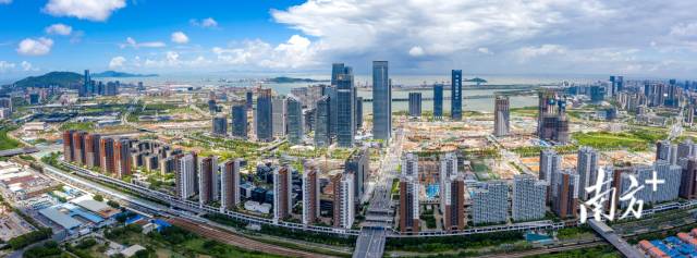 2020年，深圳前海蛇口自贸片区全景。 
