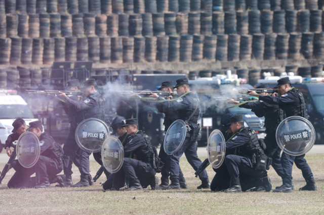 Picture | Highlights of police training in Guangdong