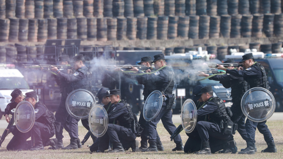 Picture | Highlights of police training in Guangdong