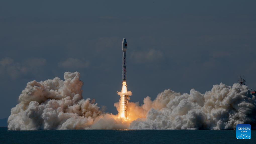 China's Smart Dragon-3 rocket launches 8 satellites from sea