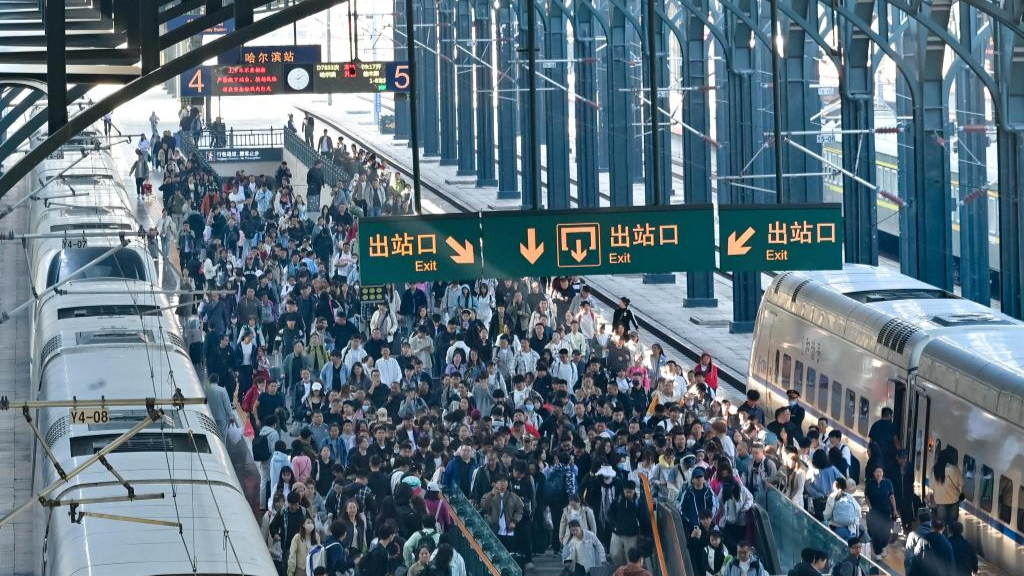 Chine : nombre record de voyages en train au cours des onze premiers mois