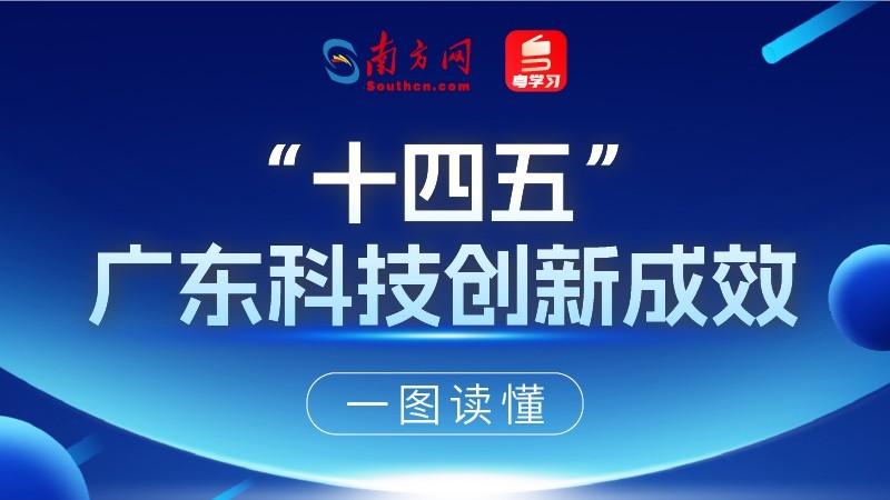 一图读懂｜“十四五”广东科技创新成效