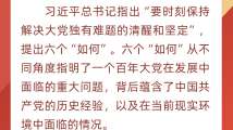 全面从严治党 习近平指出要解决这些“独有难题” 全面从严治党 习近平指出要解决这些“独有难题”