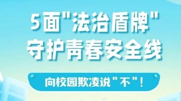 微漫画 | 向校园欺凌说“不”，5面“法治盾牌”守护青春安全线