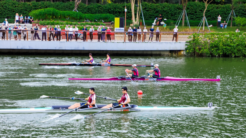 Finals of the Dashahe Rowing Invitational held in Shenzhen's Nanshan