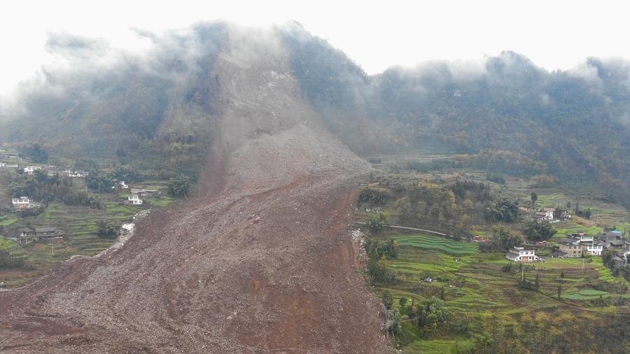 About 200 people relocated after fatal landslide in SW China's Sichuan