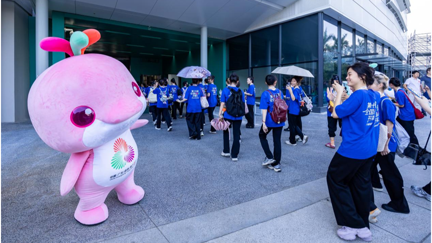 你好奇的十五运会开幕式，场内排练画面来了