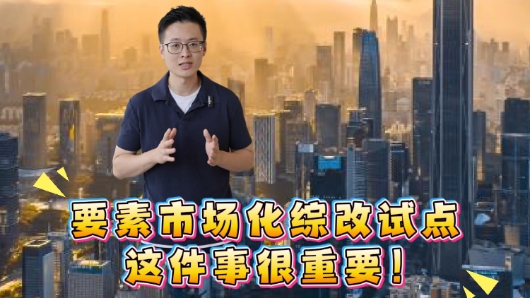 要素市场化综改试点，这件事很重要！｜聊点“政经”事