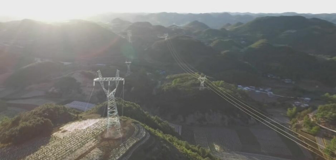 “黔电送粤”基础设施。图源：动静新闻 多彩贵州网