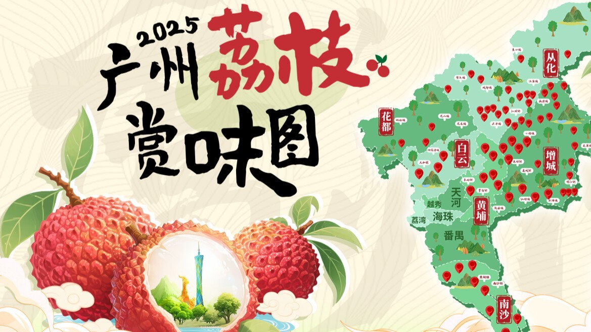 “线上买”or“现场摘”？一张“赏味图”让你吃上广州好荔枝！